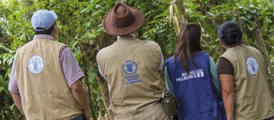 Photo: WFP/Miguel Vargas WFP, FAO, and IFAD staff